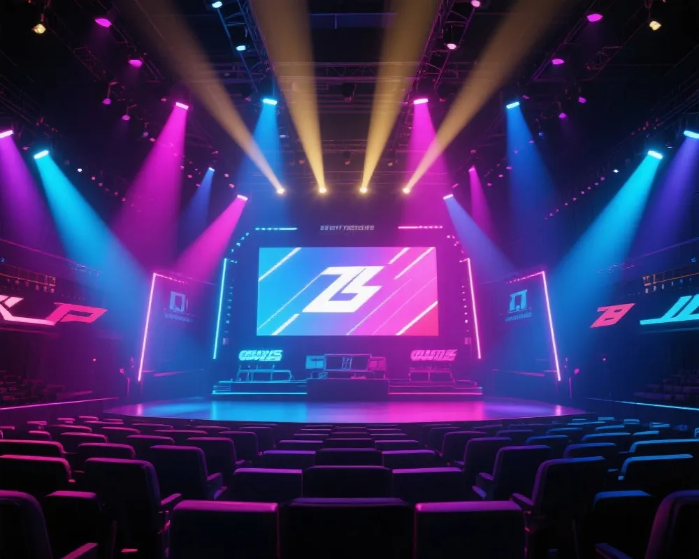 电竞舞台与观众