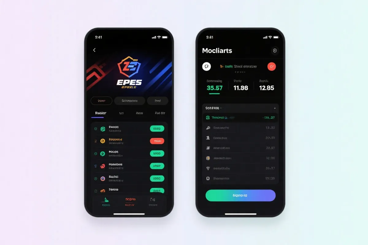 雷火电竞比分与赛程界面预览